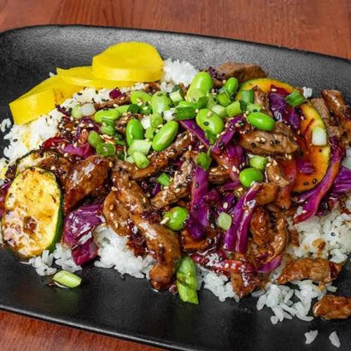 Korean BBQ Bowl from Green's Grill & Sushi Bar
