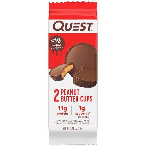 Order Quest Chocolate Peanut Butter Cups 1.48oz food online from 7-Eleven store, Willis on bringmethat.com