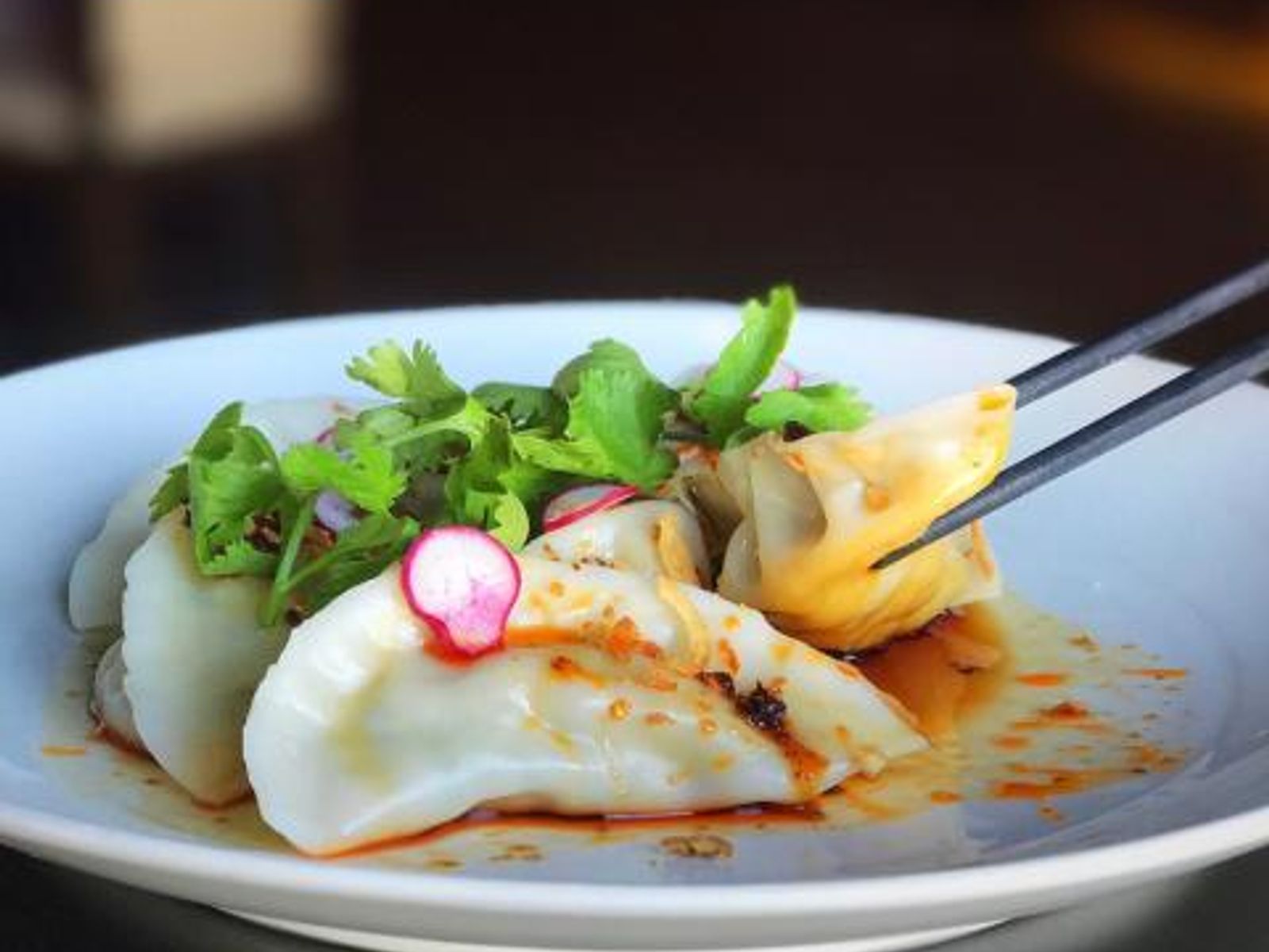Order Peking Duck Dumping food online from Takumi Hibachi Sushi & Lounge store, Bay Shore on bringmethat.com