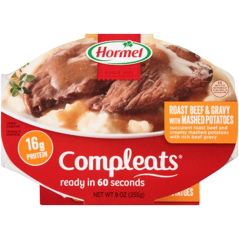 Order Hormel Compleats Roast Beef & Gravy 10oz food online from 7-Eleven store, Arlington on bringmethat.com