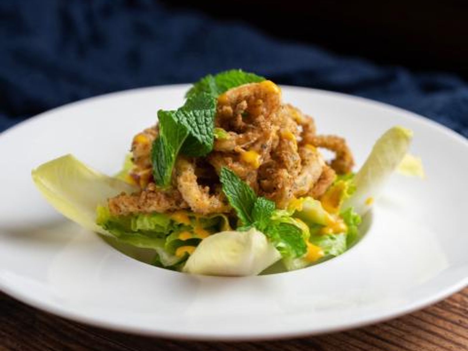 Order Crispy Calamari food online from Takumi Hibachi Sushi & Lounge store, Bay Shore on bringmethat.com