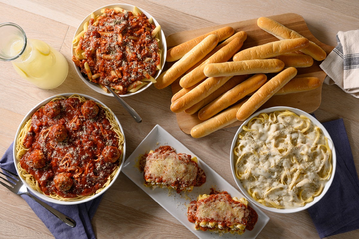 Order Ultimate Sampler Family Meal food online from Fazoli store, Atlanta on bringmethat.com