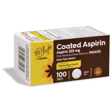 Order 24/7 Life Coated Asprin food online from 7-Eleven store, Wakefield on bringmethat.com