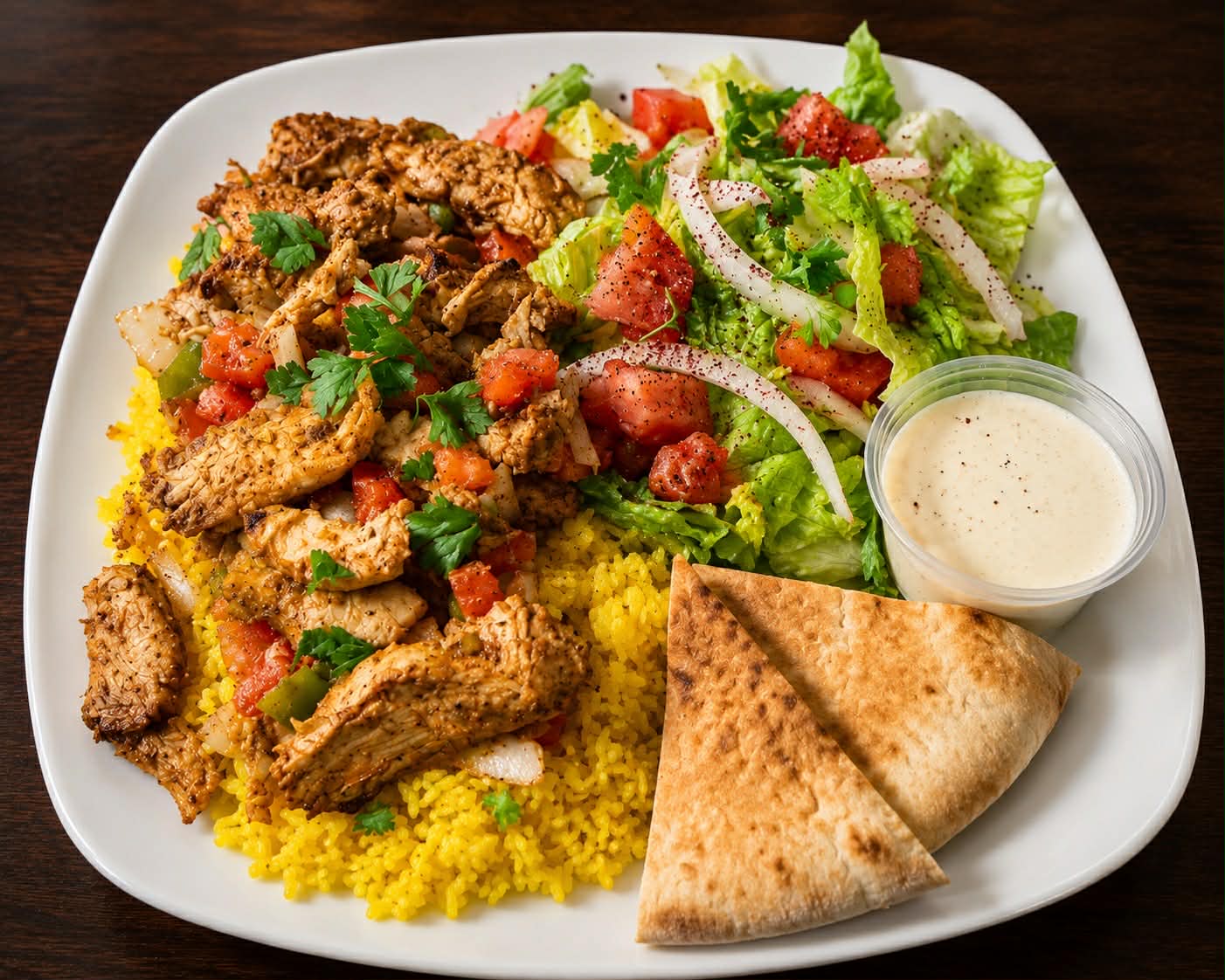 Chicken Shawarma Platter from Bistro