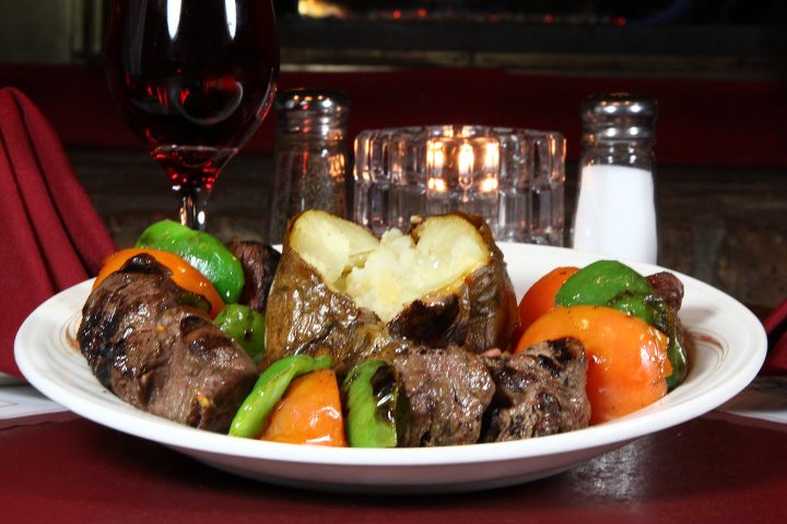 Order Beef Kabob food online from Mancini's Char House store, Saint Paul on bringmethat.com