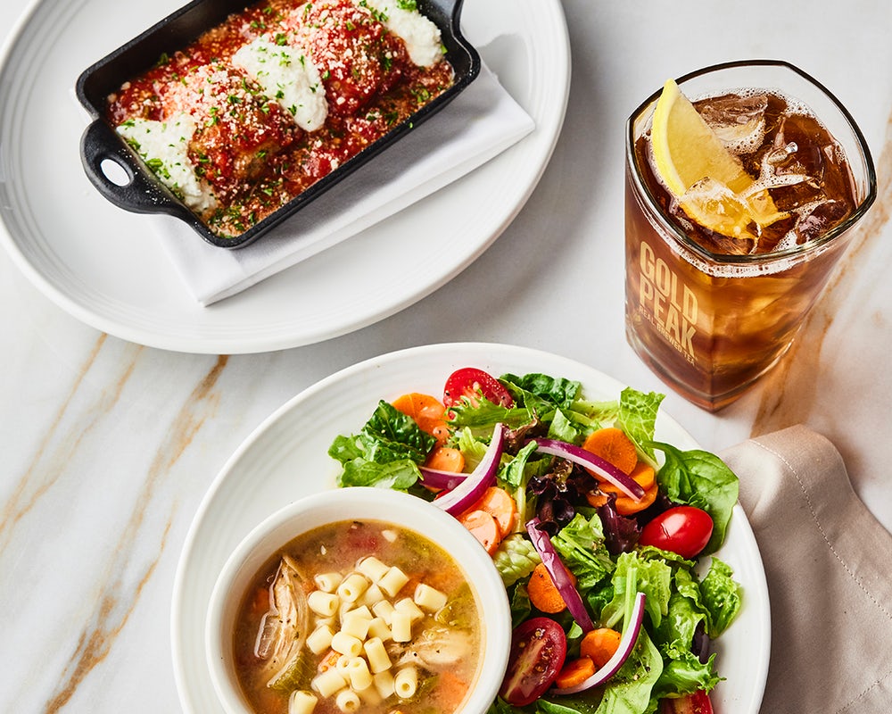 Order NEW! Lunch Trio Meatballs & Ricotta food online from Carrabba's Italian Grill store, Murrells Inlet on bringmethat.com