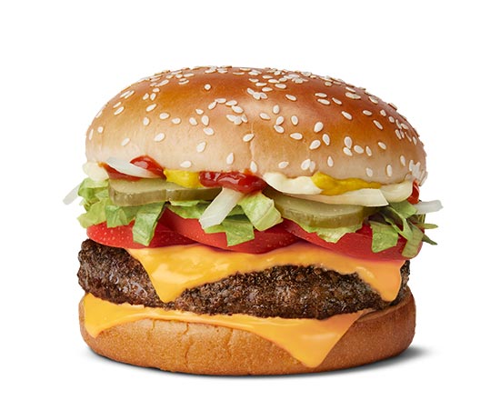 Order Quarter Pounder with Cheese Deluxe food online from McDonald's store, Saint Paul on bringmethat.com