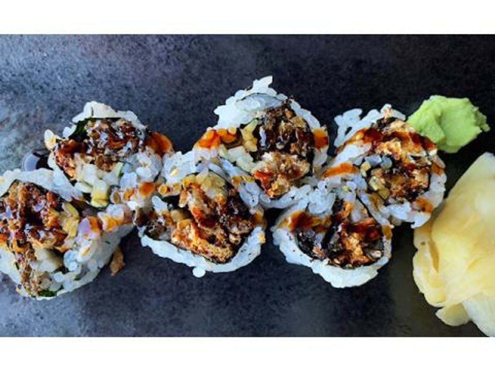 Order Salmon Skin Roll food online from Takumi Hibachi Sushi & Lounge store, Bay Shore on bringmethat.com
