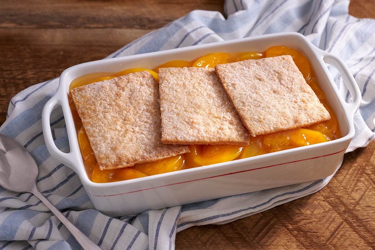 Order Peach Cobbler  food online from Cracker Barrel store, Rochester on bringmethat.com