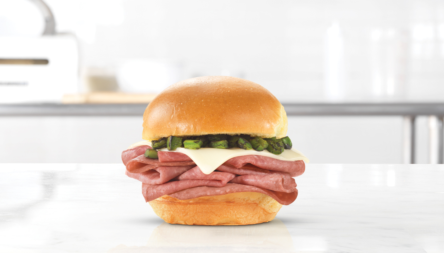 Order Jalapeno Roast Beef Slider food online from Arby's store, New Bern on bringmethat.com
