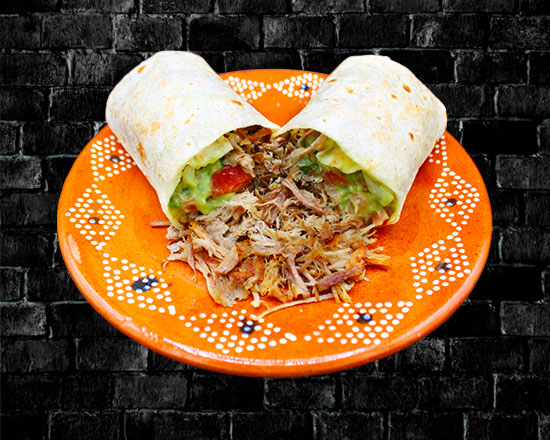 Order Carnitas Burrito food online from Rivas Mexican Grill#4 store, Henderson on bringmethat.com