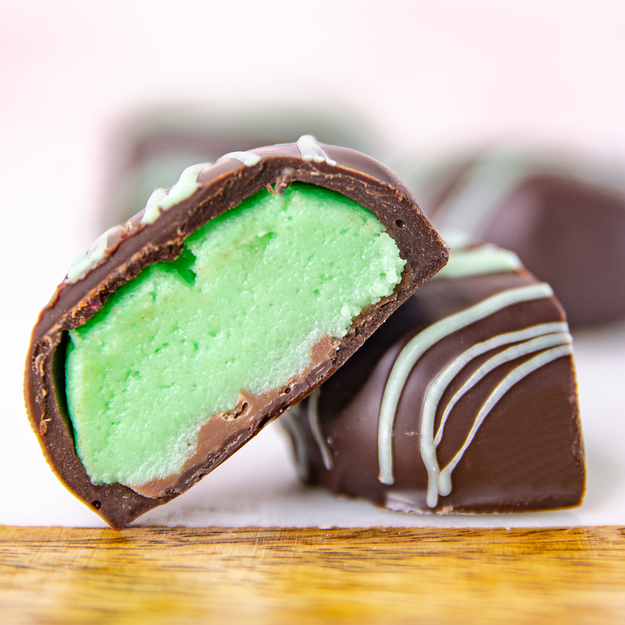 Order Pistachio Marzipan, Dark Chocolate food online from Wockenfuss Candies store, Columbia on bringmethat.com