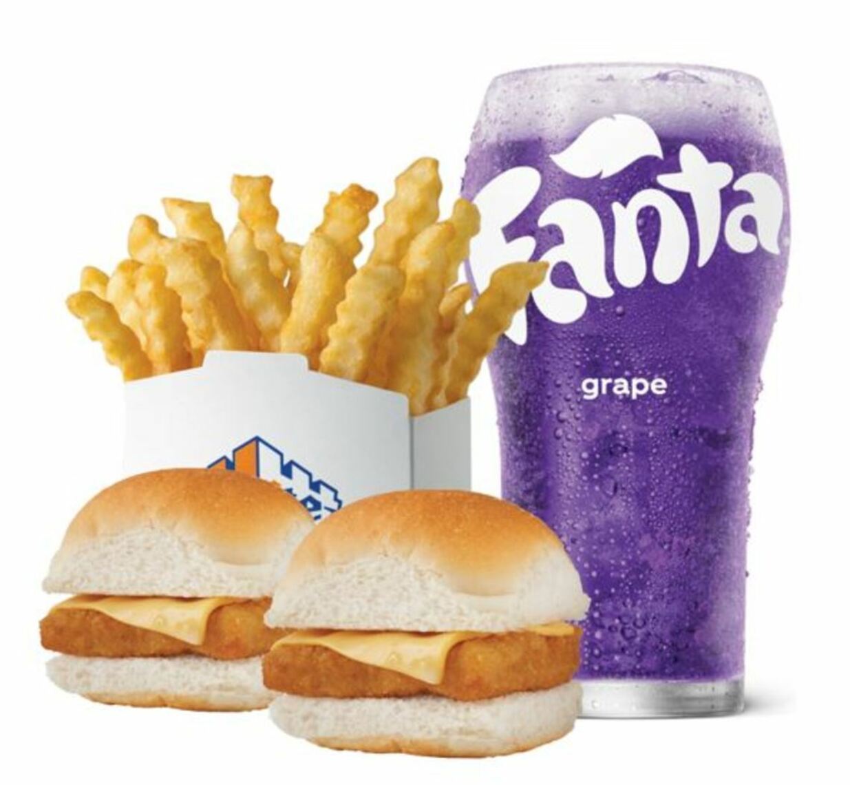 Order FISH SLIDER MEAL CAL 970-1360 food online from White Castle store, Centereach on bringmethat.com
