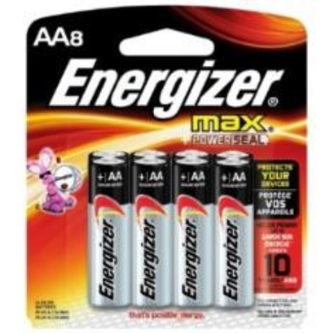 Order Energizer Max AA 8 Pack food online from Circle K And Liquors store, Fontana on bringmethat.com