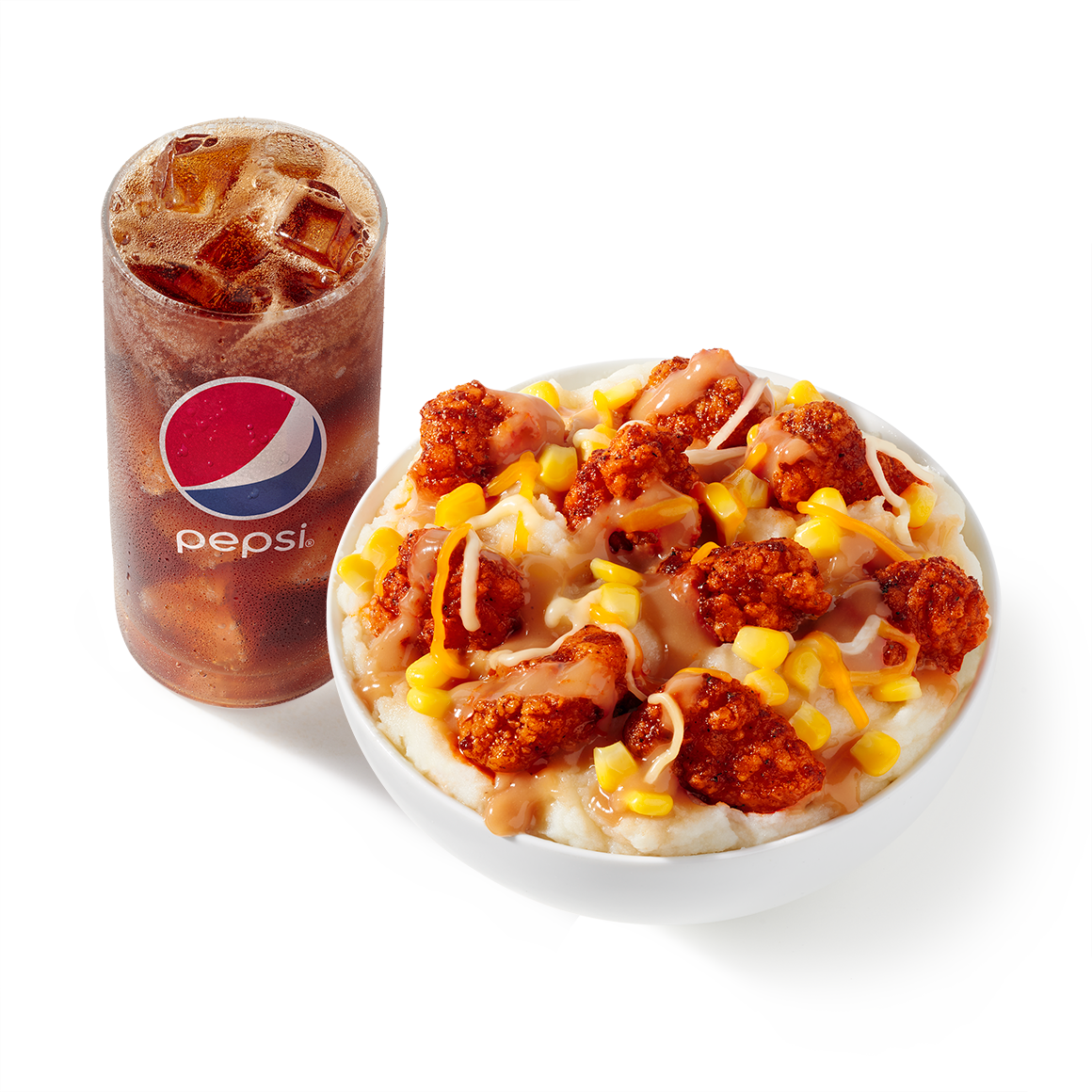 Order Spicy Famous Bowl Combo food online from Kfc store, Wauseon on bringmethat.com