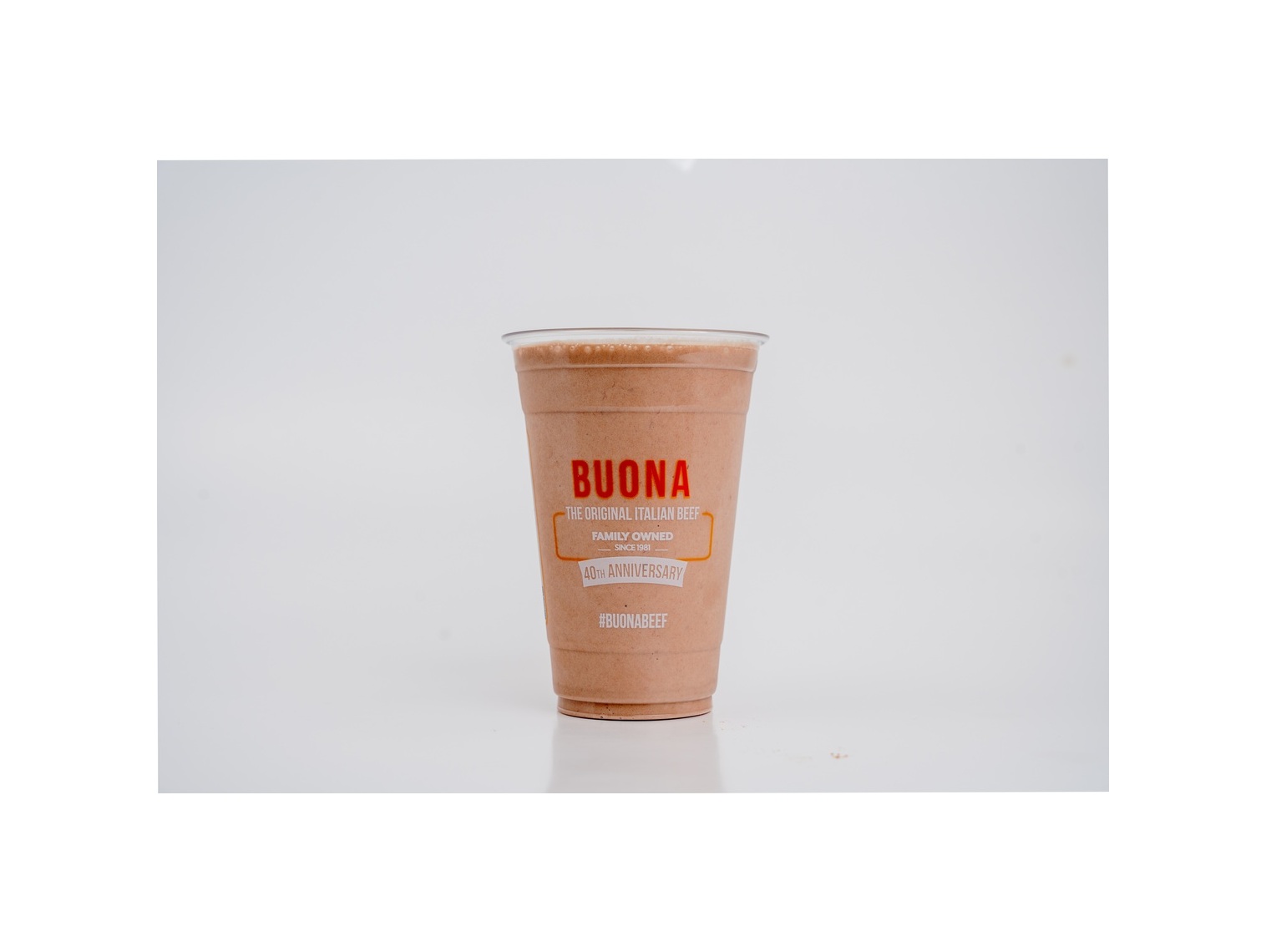 Order Chocolate Covered Strawberry Shake (Regular) food online from Buona Beef store, Bolingbrook on bringmethat.com