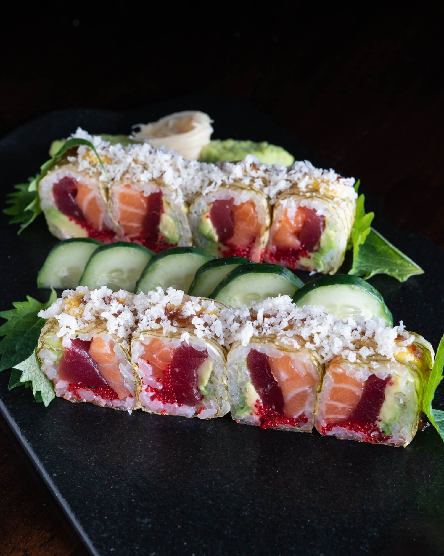 Order Chef Yoshi Roll food online from Tao Downtown store, New York on bringmethat.com