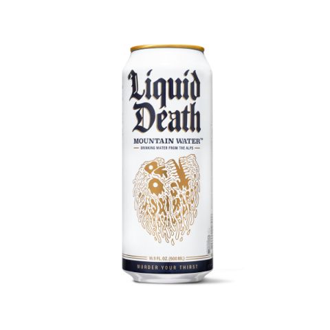 Order Liquid Death Mountain Water 16.9oz Can food online from 7-Eleven store, Charlotte on bringmethat.com