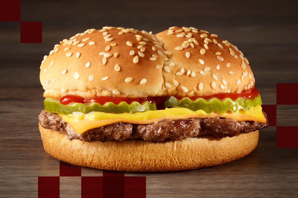 Order All American Cheeseburger food online from Checkers store, Linthicum Heights on bringmethat.com
