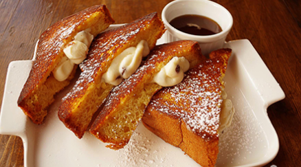 Order Chocolate Chip Canoli Cream Stuffed French Toast food online from The Kitchen Sink store, New York on bringmethat.com