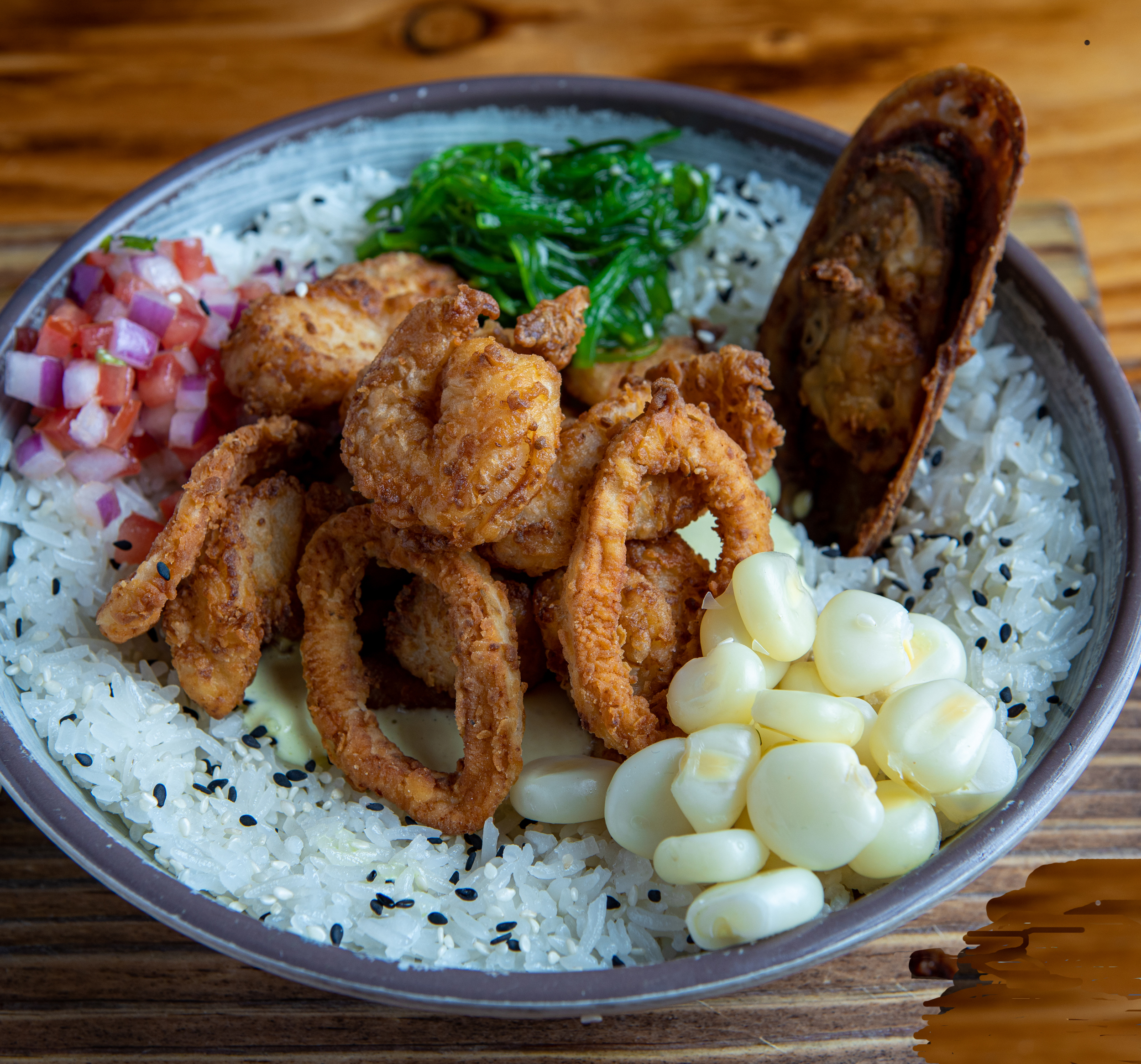 Order Mini Jalea Bowl food online from Divino Bowl store, Miami on bringmethat.com
