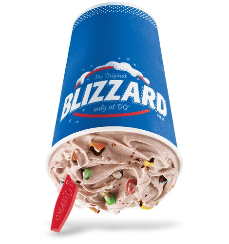 Order M&M’S® Milk Chocolate Candies Blizzard® Treat		 food online from Dairy Queen store, Charlotte on bringmethat.com