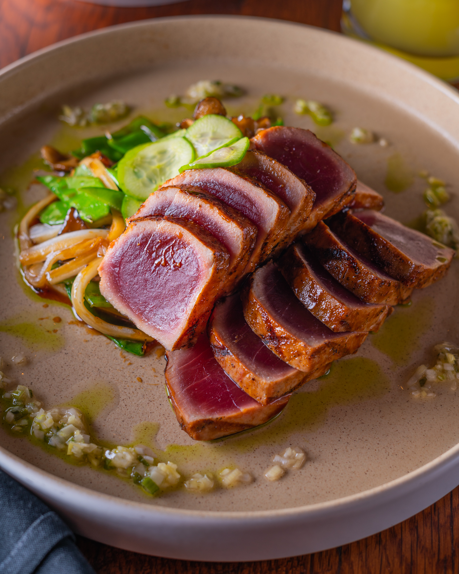 Order Grilled Ahi Tuna food online from Tao Downtown store, New York on bringmethat.com