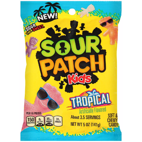 Order Sour Patch Kids Tropical 5oz food online from Circle K And Liquors store, Fontana on bringmethat.com
