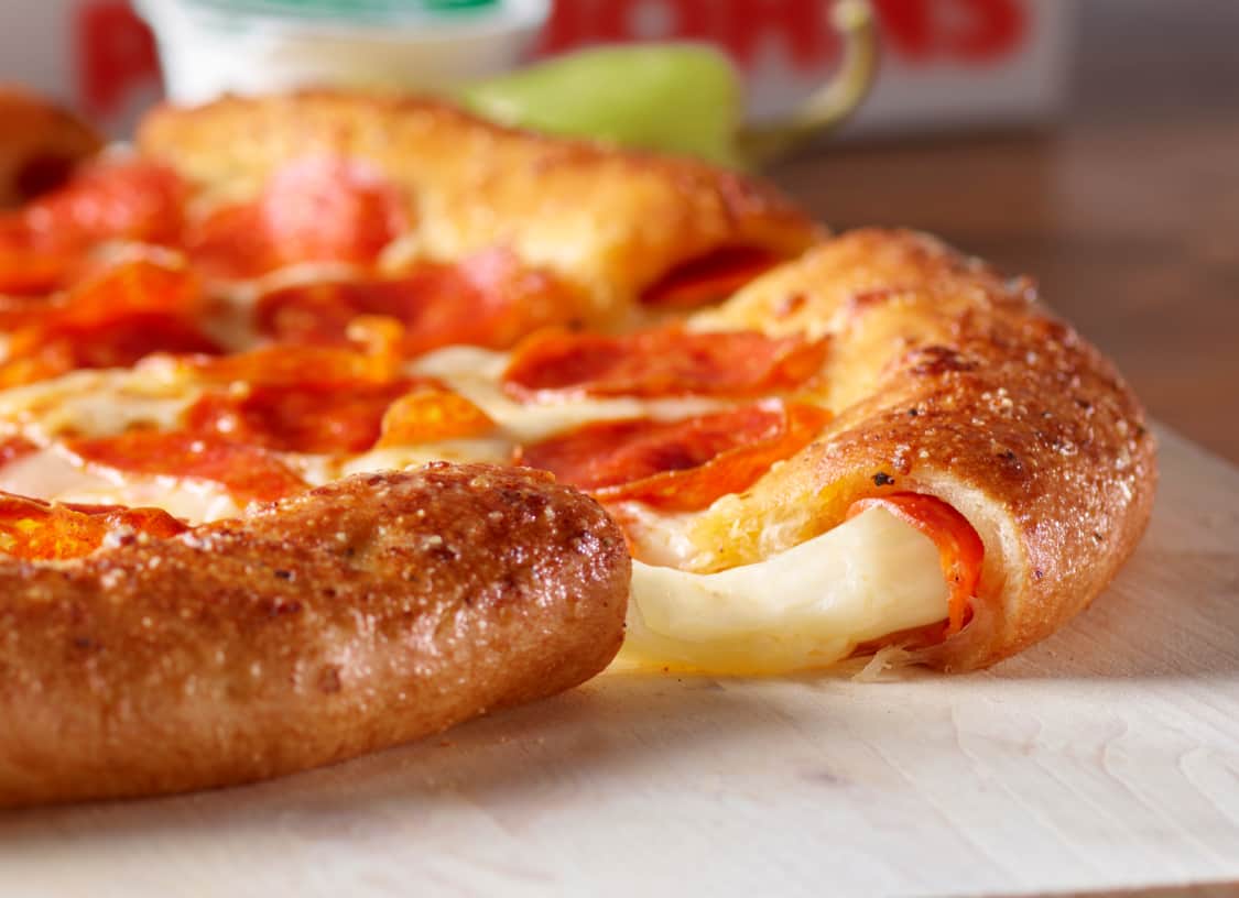 Order Epic Pepperoni-Stuffed Crust Pepperoni Pizza food online from Papa Johns store, Anchorage on bringmethat.com