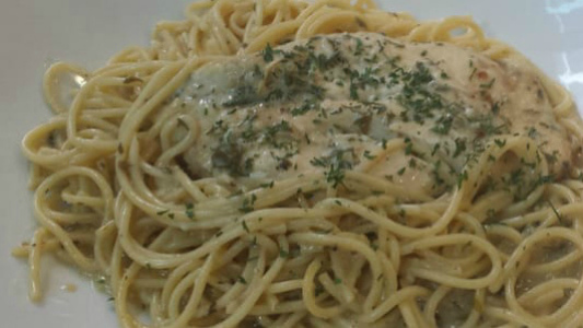 Order Chicken Piccatta Pasta food online from Citrus on Sunset #2 store, West Hollywood on bringmethat.com