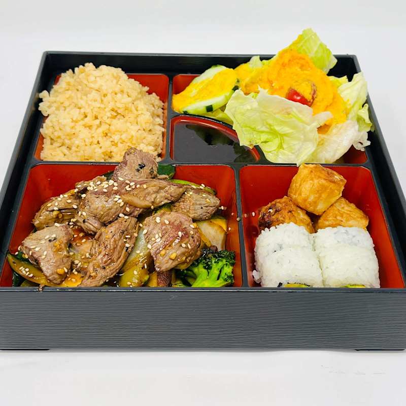 Teriyaki Steak Bento — Ginza Cafe Greenville