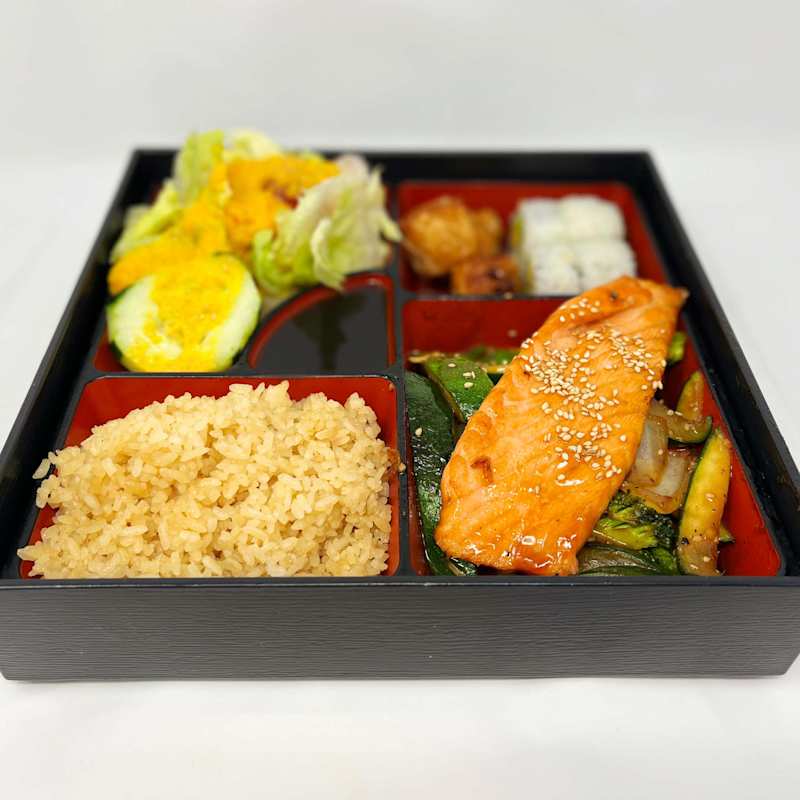 Teriyaki Salmon Bento