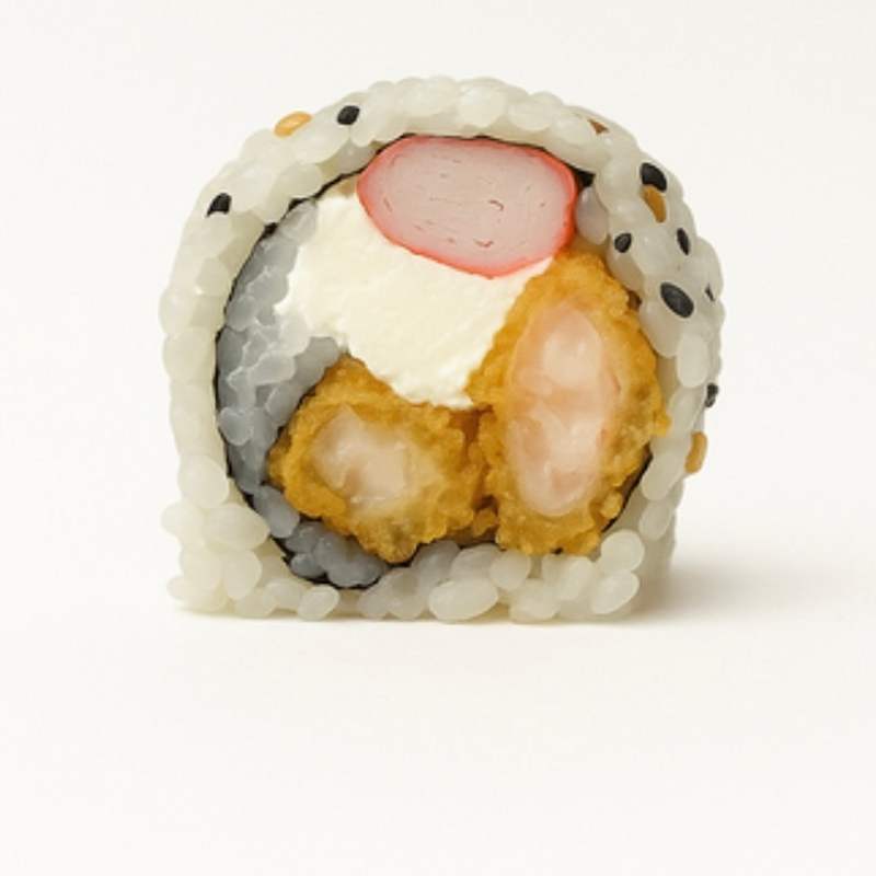 Deluxe Crunch Roll — Ginza Cafe Greenville