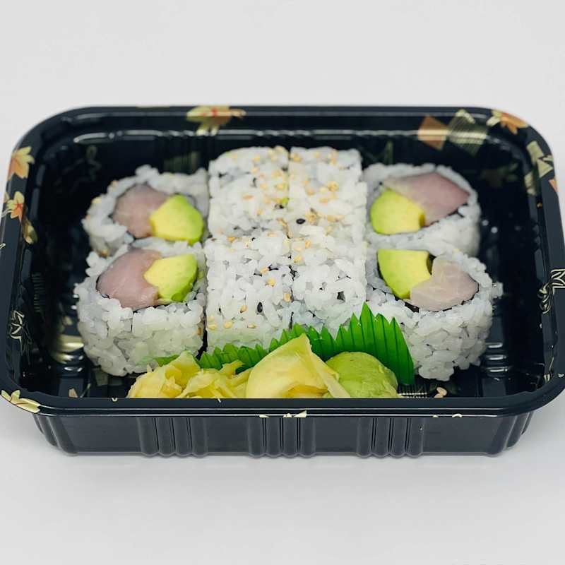 Yellowtail Avocado Roll — Ginza Cafe Greenville
