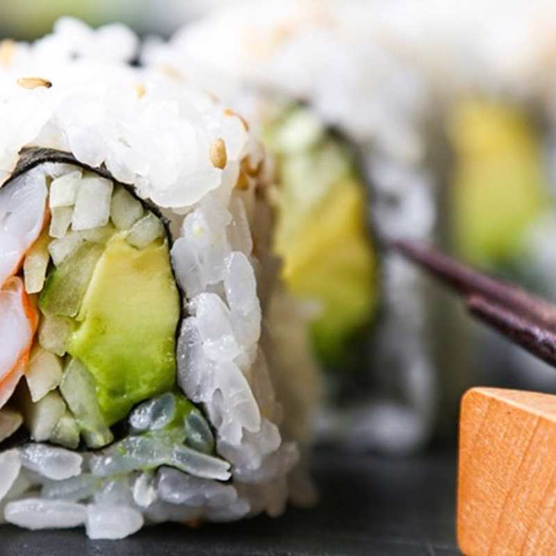 Shrimp Avocado Roll — Ginza Cafe Greenville