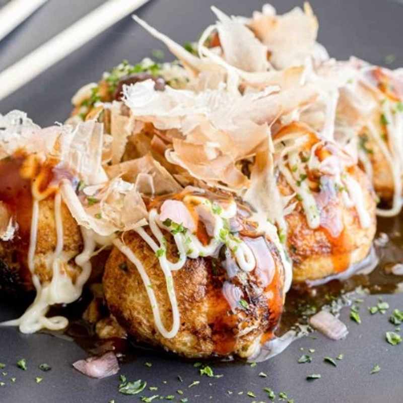 Takoyaki (octopus balls) — Ginza Cafe Greenville