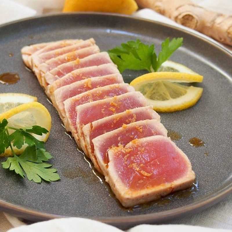 Chili pepper Tuna Tataki — Ginza Cafe Greenville