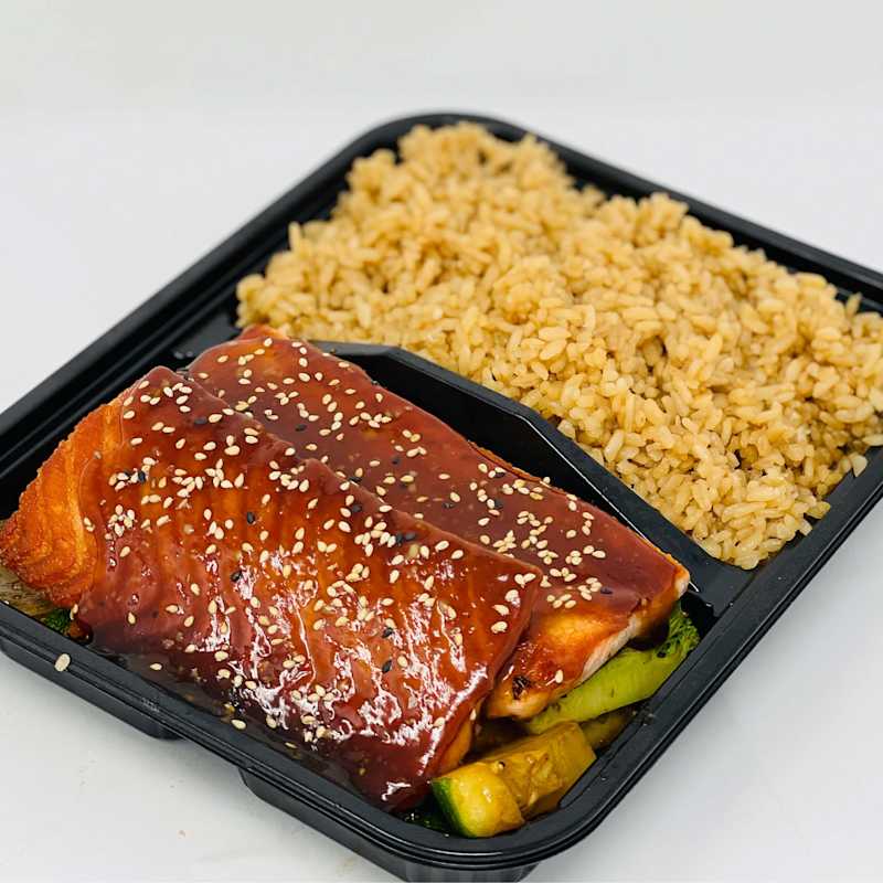 Hibachi Grilled Salmon — Ginza Cafe Greenville