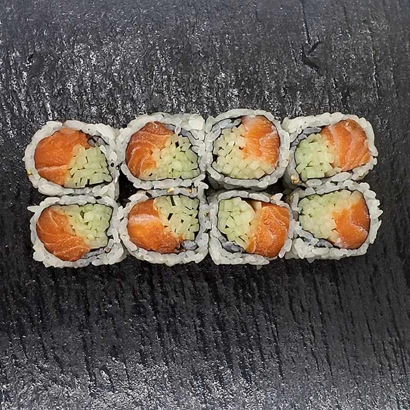 Salmon Cucumber Roll — Ginza Cafe Greenville