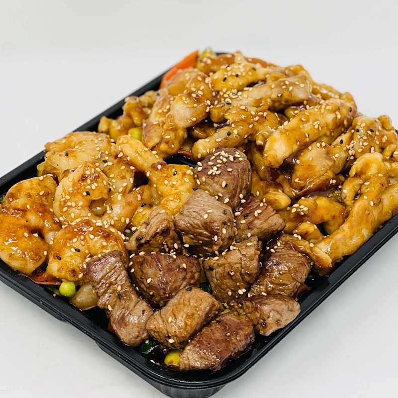 Hibachi Chicken, Steak & Shrimp — Ginza Cafe Greenville