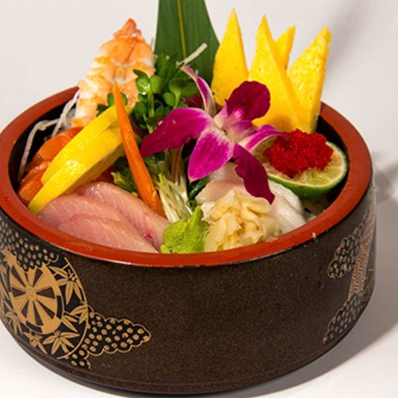 E12. Chirashi — Ginza Cafe Greenville