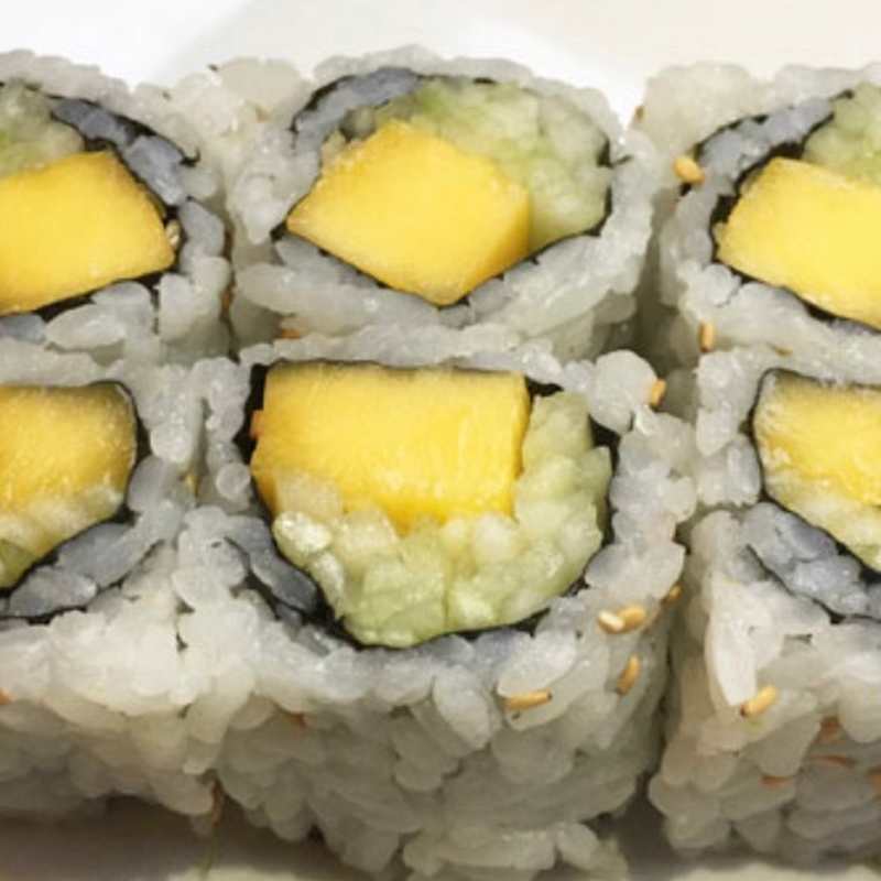 Mango cucumber Roll — Ginza Cafe Greenville