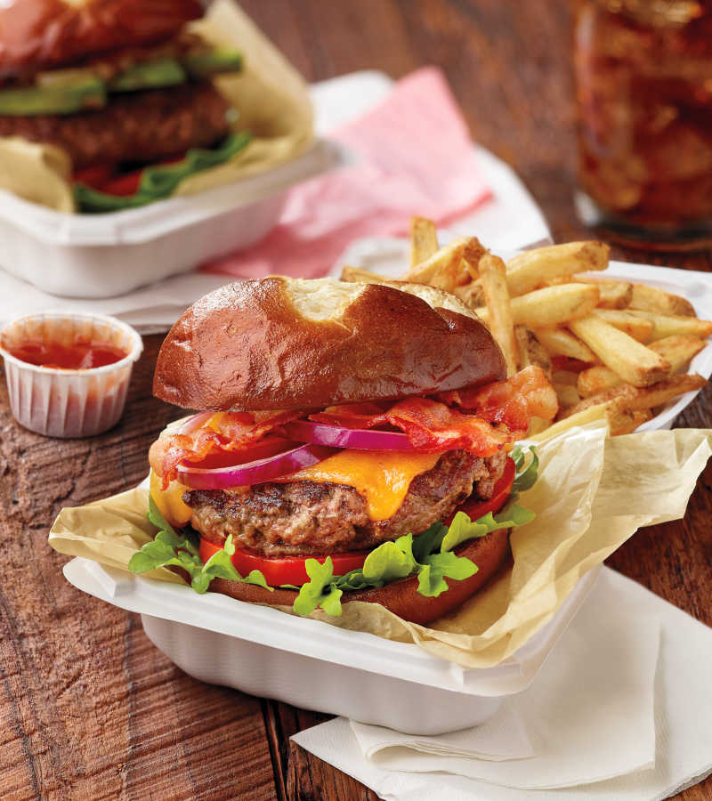 Burger And Fries 