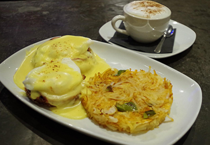 Order Eggs Benedict food online from The Kitchen Sink store, New York on bringmethat.com