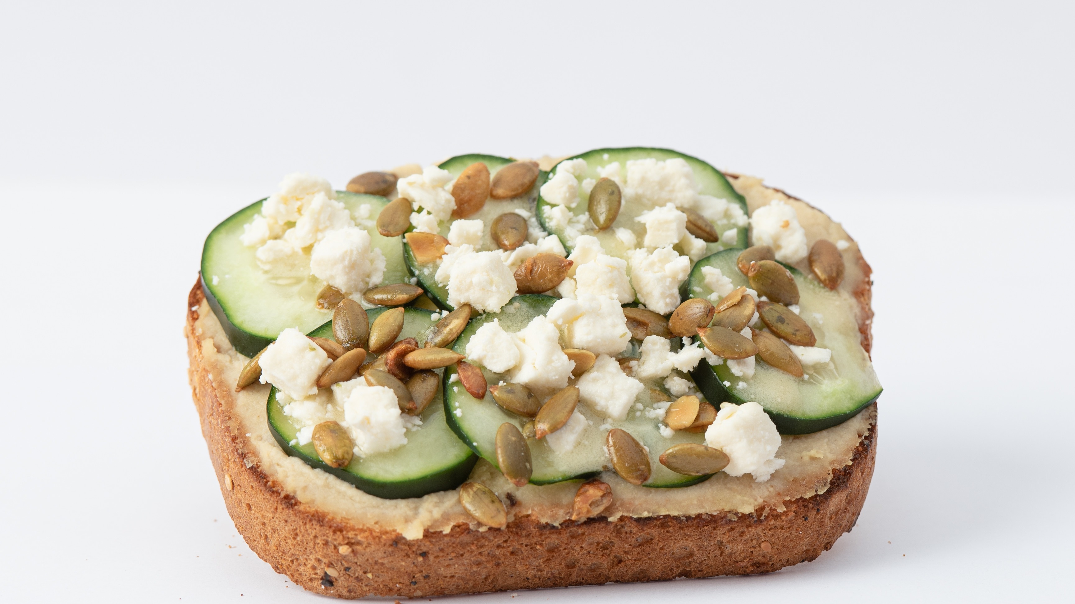 Order Wholesome Hummus Toast food online from Vitality Bowls store, Wappingers Falls on bringmethat.com
