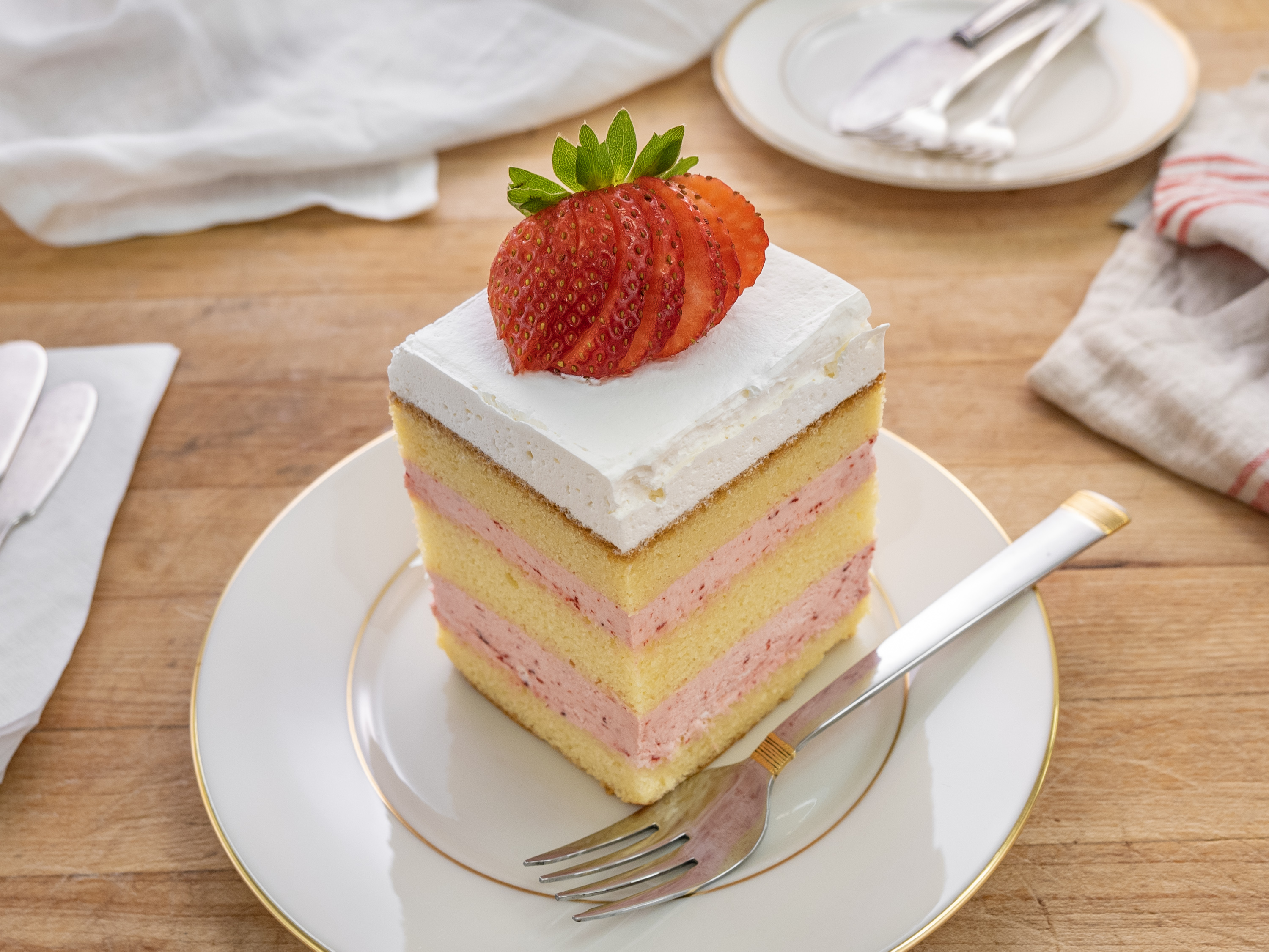 Strawberry Shortcake Slice