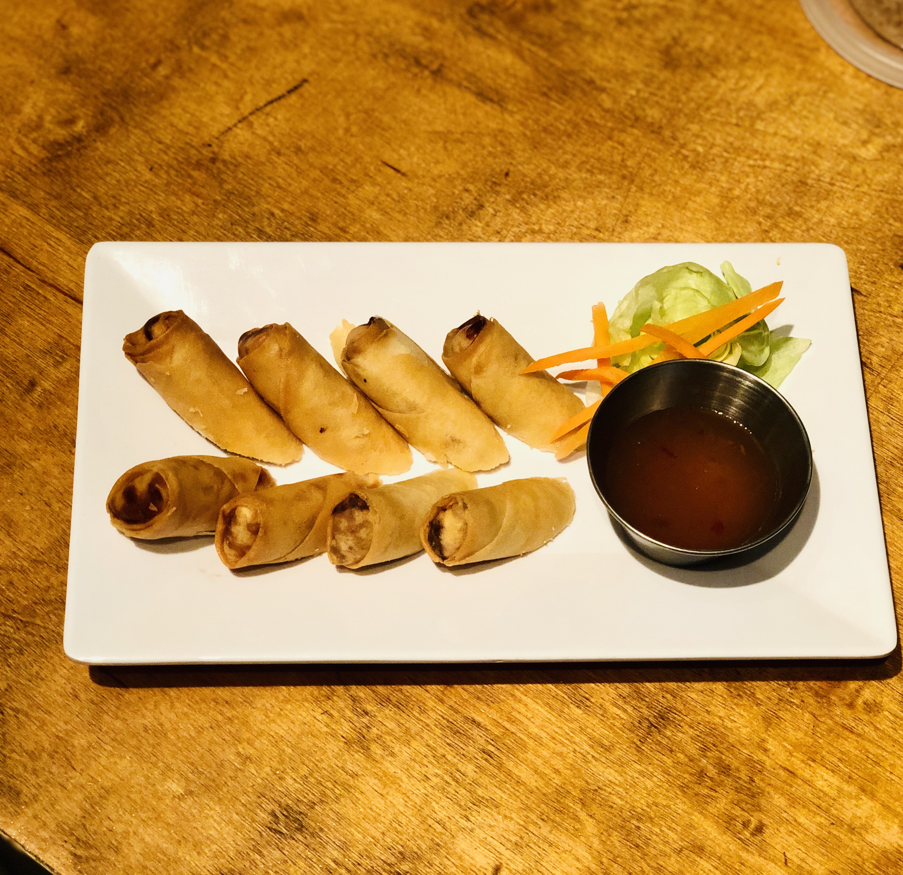 Order A2. Spring Roll food online from Lum Dee Thai Cuisine store, Brooklyn on bringmethat.com