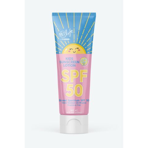 Order 24/7 Life KIDS SUNSCREEN LOTION SPF 50 8oz food online from 7-Eleven store, Wakefield on bringmethat.com