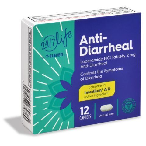 Order 7-Select Anti Diarrheal Lopermide 12 Count food online from 7-Eleven store, Aurora on bringmethat.com
