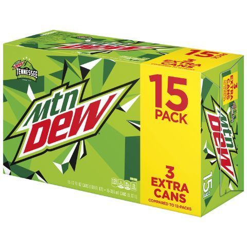 Order Mountain Dew 15pk 12oz Can food online from 7-Eleven store, Lynchburg on bringmethat.com